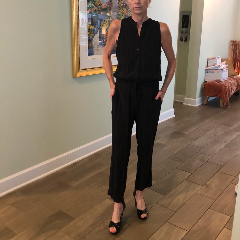 Cloth & Stone womans jumpsuit gray EC